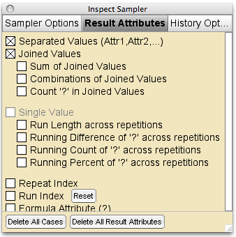 Results Attributes Panel